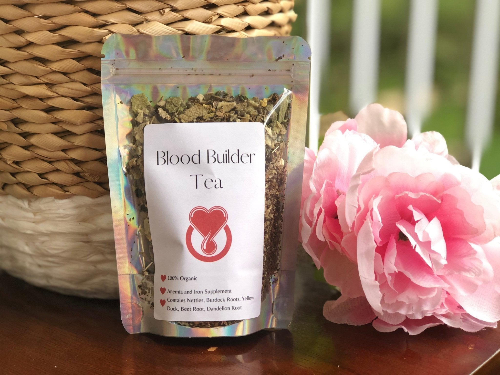 Blood Builder Tea | Iron | Burdock Root | - The Goddess Shop Co