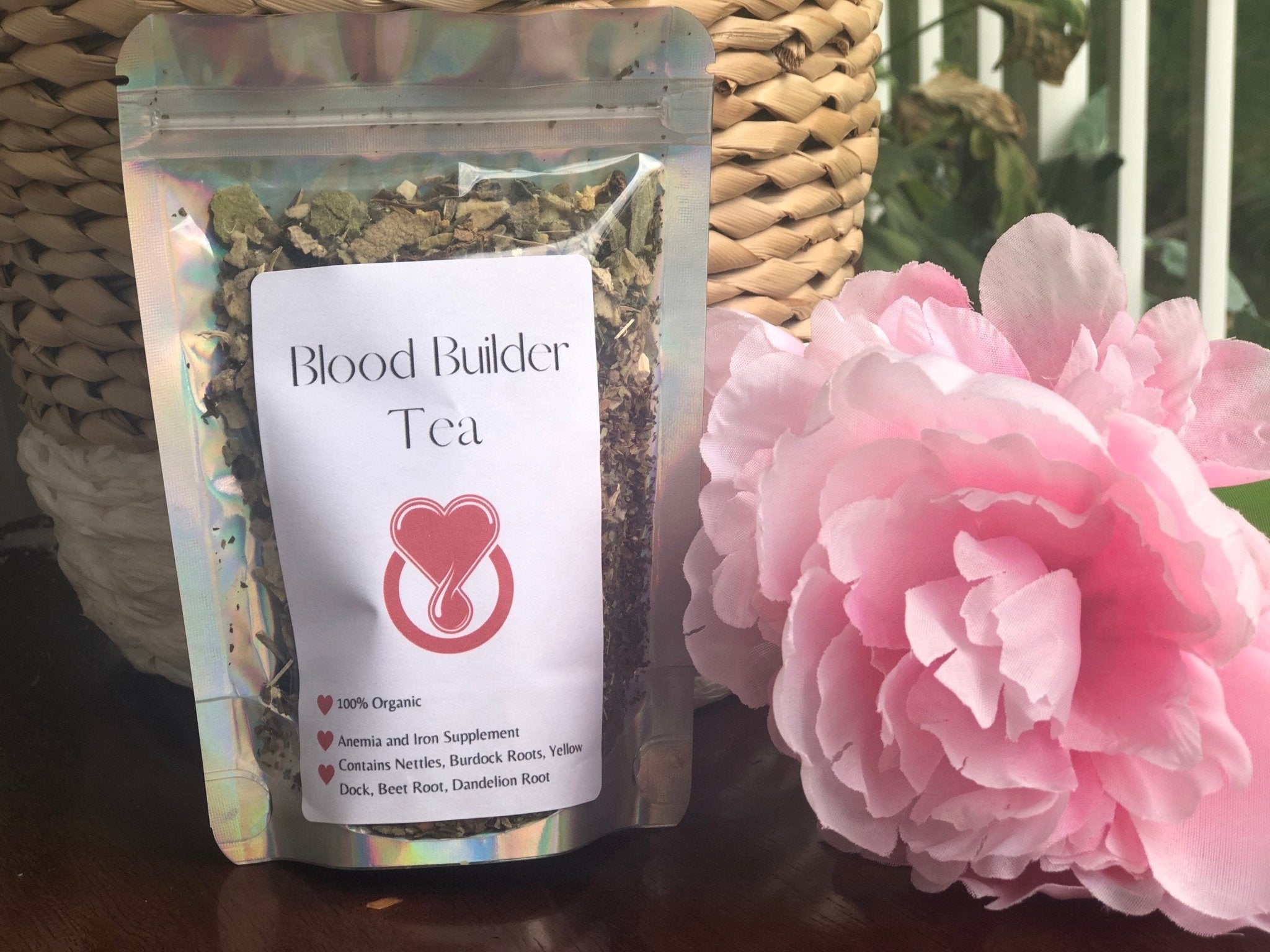 Blood Builder Tea | Iron | Burdock Root | - The Goddess Shop Co