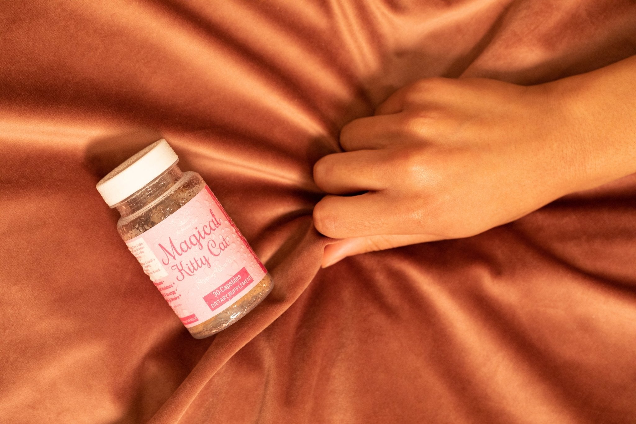 Magical Kitty Cat | Vaginal Dryness | Female Intimate Boosting Supplement | Slippery Elm | Aphrodisiac | Maca Root | Wet Kitty Pills - The Goddess Shop Co