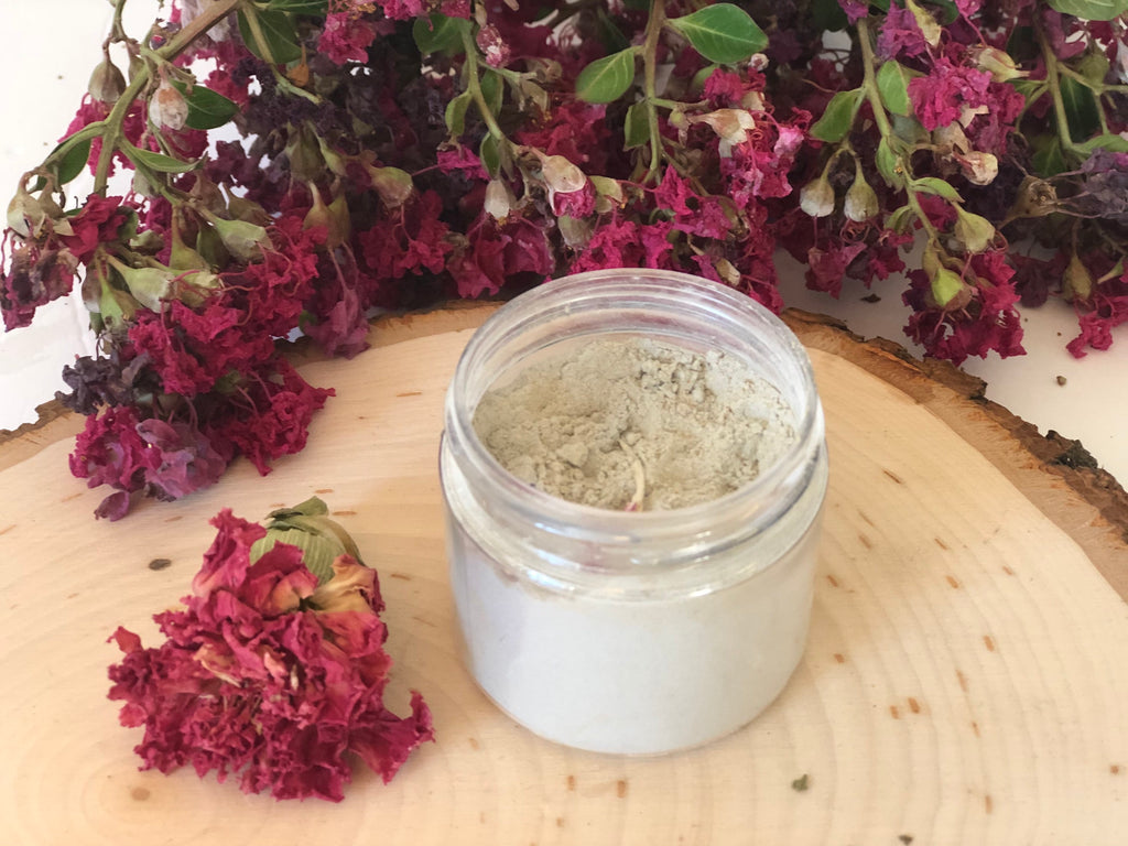 Moroccan Clay Mask w/Rose Powder | Brightens & Helps w/ Blemishes | Ingrown hair  | Spa Treatment |